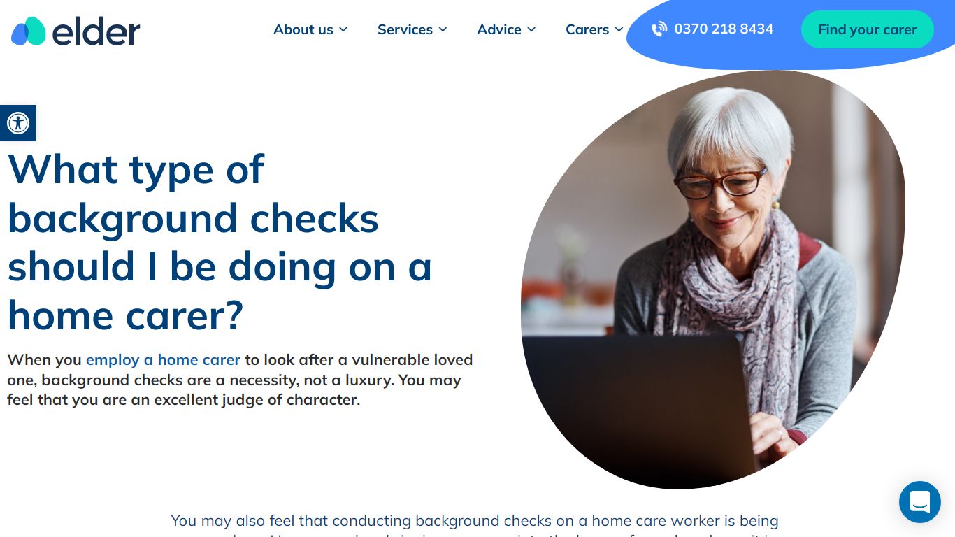 Background Checking Your Home Carer | Elder